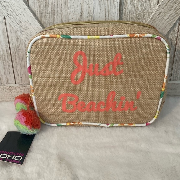 London Soho New York Just Beachin’ Makeup Bag - Picture 1 of 10